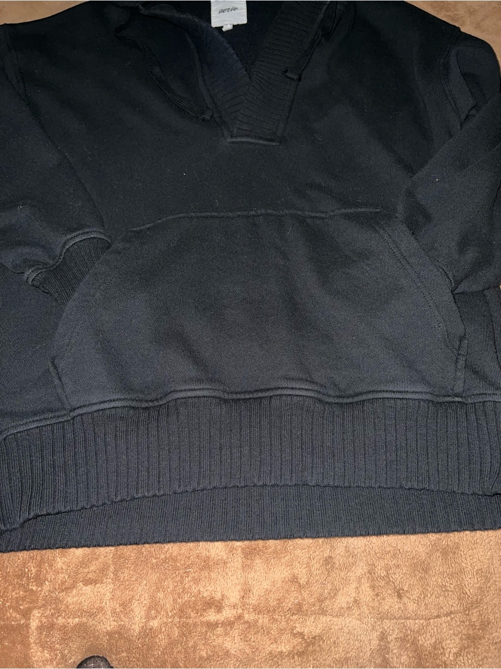 Aerie Down-To-Earth Henley Hoodie XS - Picture 6 of 13